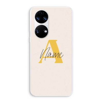 Amber Script: Huawei P50 Transparant Hoesje
