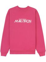 Sporty & Rich sweat Marathon en coton - Rose