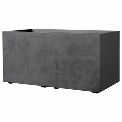 Zelfwaterende plantenpot Deroma Antraciet 79 cm Plastic Rechthoekig