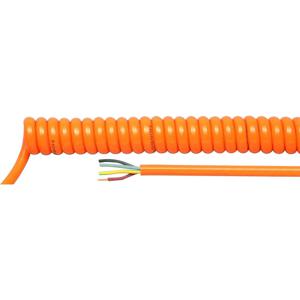 Helukabel 85223 Spiraalkabel H05BQ-F 500 mm / 2000 mm 2 x 0.75 mm² Oranje 1 stuk(s)