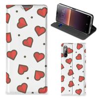 Sony Xperia L4 | Hoesje met Magneet | Hearts