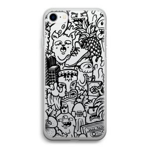 Vexx Black Mixtape: iPhone SE 2020 Transparant Hoesje