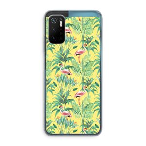 Flamingo party: Xiaomi Poco M3 Pro 5G Transparant Hoesje