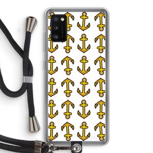 Musketon Anchor: Samsung Galaxy A41 Transparant Hoesje met koord