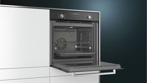 Siemens iQ500 HB337A0S0 oven 71 l A Zwart, Roestvrijstaal