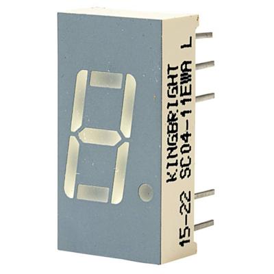 Kingbright 7-segments-display Rood 2 V SC04-11EWA