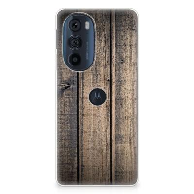Motorola Edge 30 Pro | Bumper Hoesje | Steigerhout