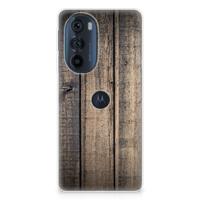 Motorola Edge 30 Pro | Bumper Hoesje | Steigerhout