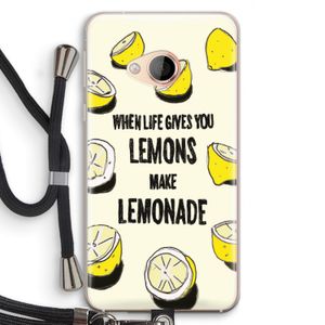Lemonade: HTC U Play Transparant Hoesje met koord