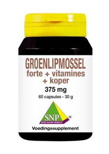 Groenlipmossel forte + vitamines + koper