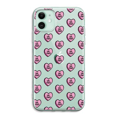 GIRL POWER: iPhone 11 Transparant Hoesje