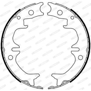 Ferodo Remblokken-schoenen handrem FSB4069