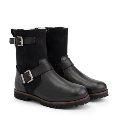 Travelin&apos; Kids - zipper boot - Zwart - Maat 28