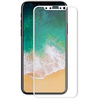3D glas screen protector voor iPhone X wit