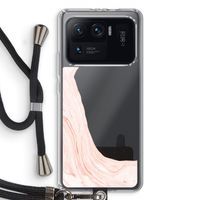 Peach bath: Xiaomi Mi 11 Ultra Transparant Hoesje met koord