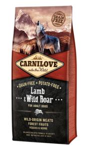 CARNILOVE Lamb Wild Boar 12 kg Volwassen Everzwijn, Lam