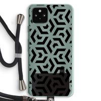 Crazy pattern: Pixel 5a 5G Transparant Hoesje met koord
