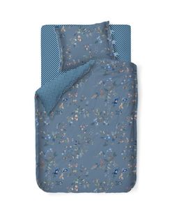 Pip Studio Kawai Flower Kussensloop Blauw 60 x 70 cm