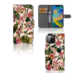 Apple iPhone 14 Hoesje Flowers