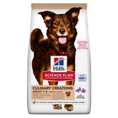 Hill&apos;s Culinary Creations Adult Medium hondenvoer met eend en aardappel 2,5 kg