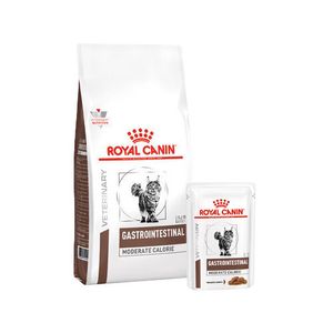 Royal Canin Gastro Intestinal Moderate Calorie Kat Combi - 4 kg + 12 x 85 g