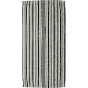 Cawö Cawo Lifestyle Streifen Handdoek 7048 Kiezelsteen-37 50x100