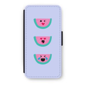 Smiley watermeloen: iPhone 7 Flip Hoesje