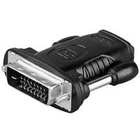 Goobay A 333 (HDMI 19pin F/DVI-D 24+1pin M) Zwart - thumbnail