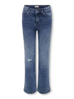 Kids ONLY winter jeansbroek meisjes - blauw - KogJuicy - wide leg fit