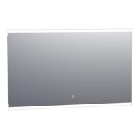 Brauer Jasper Spiegel - Rechthoekig - 120 cm - met Directe LED-Verlichting - Dimbaar - met Touchbediening
