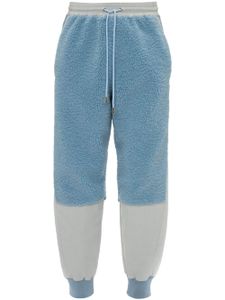 JW Anderson pantalon de jogging à design colour block - Bleu