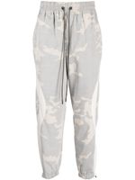 Mostly Heard Rarely Seen pantalon de jogging en velours côtelé à motif camouflage - Gris