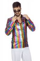 Disco Overhemd Regenboog