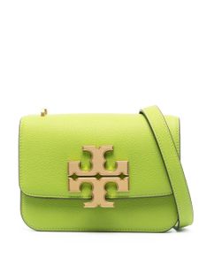 Tory Burch sac porté épaule à plaque logo - Vert