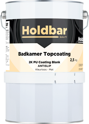 Holdbar Badkamer Topcoating Mat Antislip 2,5 kg