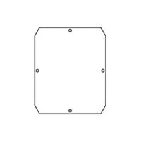 Molex MWE Industrial Solution 936040053 Behuizingsdeksel 144 x 119 x 1.5 Staal Verzinkt 1 stuk(s) - thumbnail
