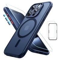 iPhone 15 Pro Classic Pro Case (HaloLock) Set - Frosted Dark Blue