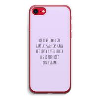 Gek: iPhone SE 2020 Transparant Hoesje Gek: iPhone SE 2020 Transparant Hoesje