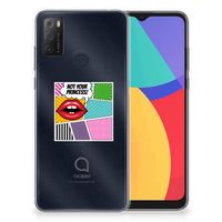 Alcatel 1S (2021) Silicone Back Cover Popart Princess - thumbnail