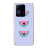 Smiley watermeloen: Xiaomi Mi Mix 4 Transparant Hoesje