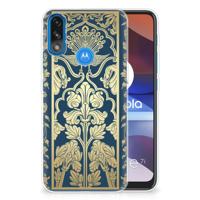 Motorola Moto E7/E7i Power | TPU Case | Beige Flowers