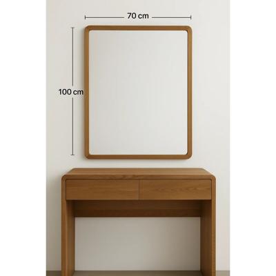 Wandspiegel Home ESPRIT Bruin Natuurlijk Stads 70 x 3 x 100 cm Wandspiegel Home ESPRIT Bruin Natuurlijk Stads 70 x 3 x 100 cm