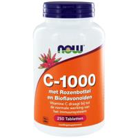 NOW Vitamine C-1000 met rozenbottel en bioflavonoiden (250 tab)