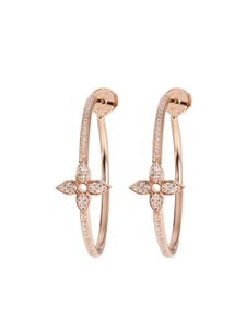 Louis Vuitton Pre-Owned boucles d'oreilles Idylle Blossom en or 18ct serties de diamants - Rose