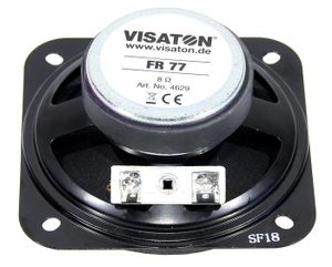 Visaton FR 77 - 8 Ohm 3 inch 7.7 cm Breedband-luidspreker 5 W 8 Ω Zwart