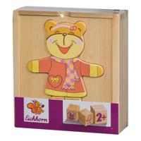 Eichhorn houten puzzel beer 20 stuks
