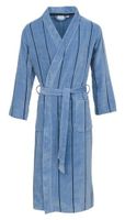 Carl Ross Carl Ross heren badjas 530300 sky blue/night blue 48/50