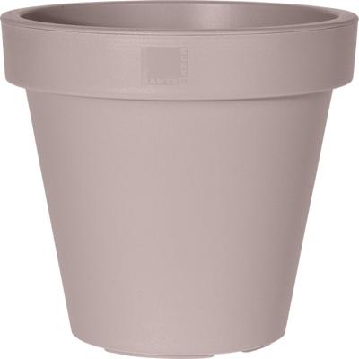 Bloempot ek rond 35 cm taupe - Nampook