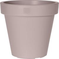 Bloempot ek rond 35 cm taupe - Nampook