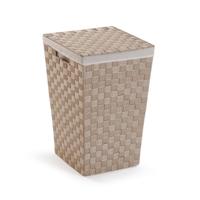 Wasmand Versa Beige Polyester Metaal Polypropyleen 33 x 52 x 33 cm